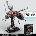 Whale Mechanical Blocks – 1388 PCS Steampunk Building Set with LED Lights & Motor