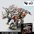 Whale Mechanical Blocks – 1388 PCS Steampunk Building Set with LED Lights & Motor
