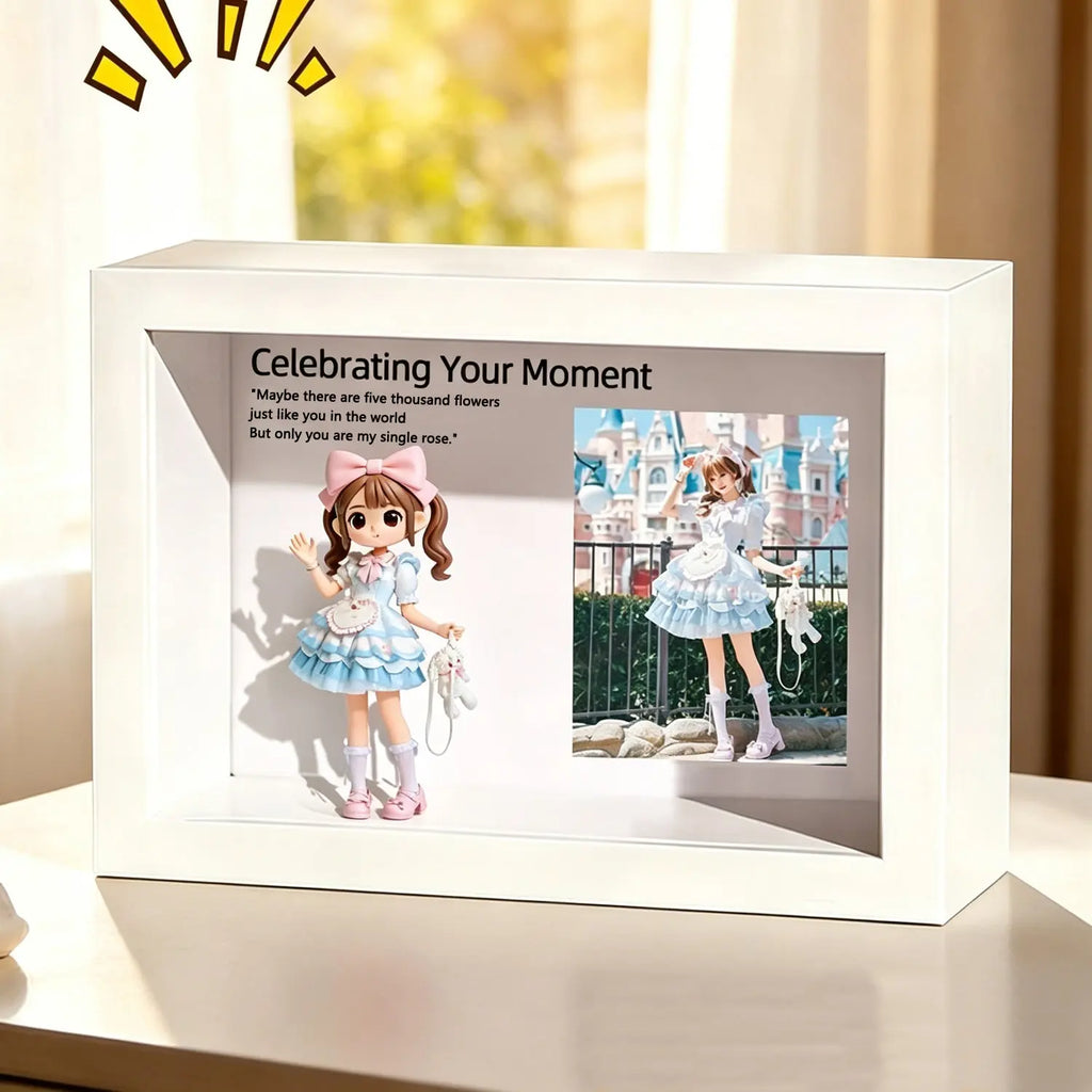 Turn your photo into a custom Q-doll. Your memories, now in cute 3D. 24H preview customized draft image after payment. Desktop decorative ornaments, Customized Gifts LSNDEE