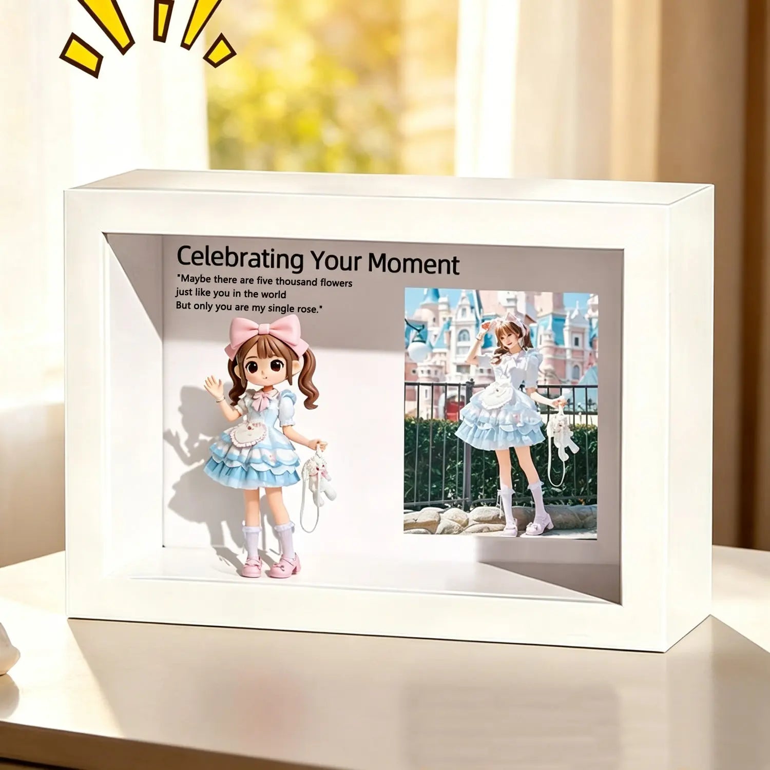 Turn your photo into a custom Q-doll. Your memories, now in cute 3D. 24H preview customized draft image after payment. Desktop decorative ornaments, Customized Gifts LSNDEE