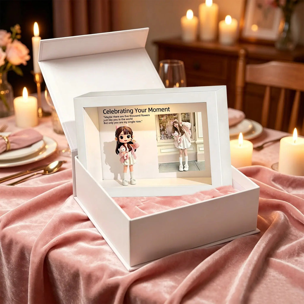 Turn your photo into a custom Q-doll. Your memories, now in cute 3D. 24H preview customized draft image after payment. Desktop decorative ornaments, Customized Gifts LSNDEE