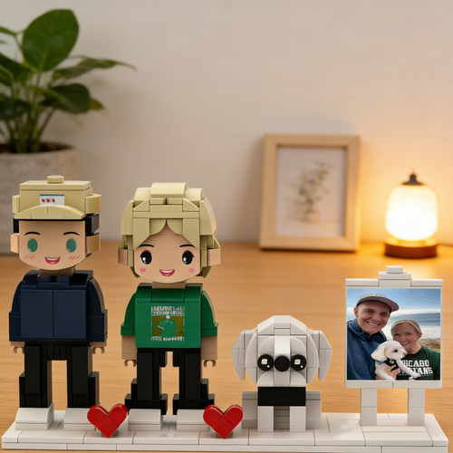 Photo Customized puzzle bricks, educational toys, customized couple bricks, customized pet bricks, DIY educational building blocks, Send photos to customize your own bricks, Couple's gift, Holiday gift