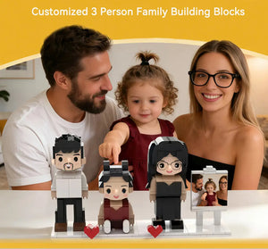 Three People + Photo Frame + Box