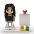 LSNDEE custom couple photo building blocks with Photo, Turn Your Couple Photo Into Custom Brick Art. Personalized Gift for Couples LSNDEE