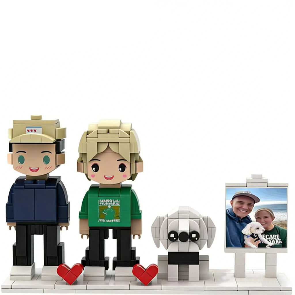 Customized Building Blocks with Pet Photo, Turn Your Pet Photo Into Custom Brick Art, Gifts LSNDEE